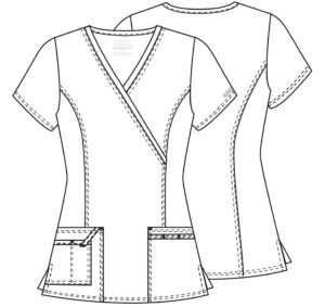 Cherokee WW Core Stretch Mock Wrap Top - PLUS SIZE - Image 23
