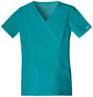 Cherokee WW Core Stretch Mock Wrap Top - PLUS SIZE - Image 5