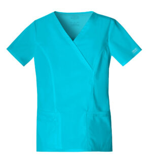 Cherokee WW Core Stretch Mock Wrap Top - PLUS SIZE - Image 4