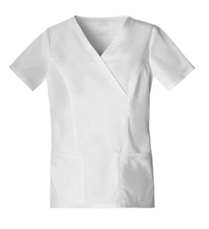 Cherokee WW Core Stretch Mock Wrap Top - PLUS SIZE - Image 3