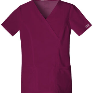 Cherokee WW Core Stretch Mock Wrap Top – PLUS SIZE