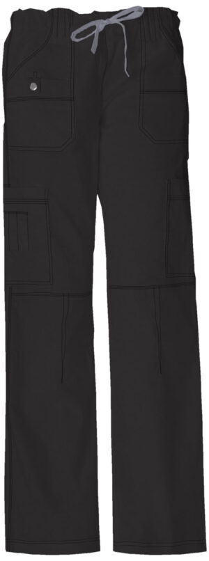 Cherokee iFlex Mid Rise Straight Leg Pull-on Pant PLUS SIZE - Image 2