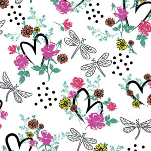 Cherokee Prints Mock Wrap Top -  Dragonfly Me Away - Image 3