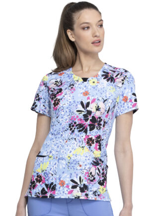 Cherokee Infinity Round Neck Top - Beautiful Blooms