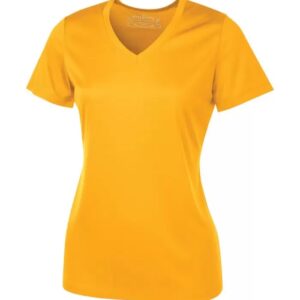 L3520 ATC Pro Team Short Sleeve V-Neck Ladies Tee in Gold. EXTRA SMALL *CLEARANCE*