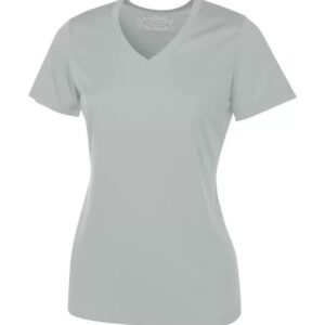 L3520 ATC Pro Team Short Sleeve V-Neck Ladies Tee in Silver. SMALL *CLEARANCE*